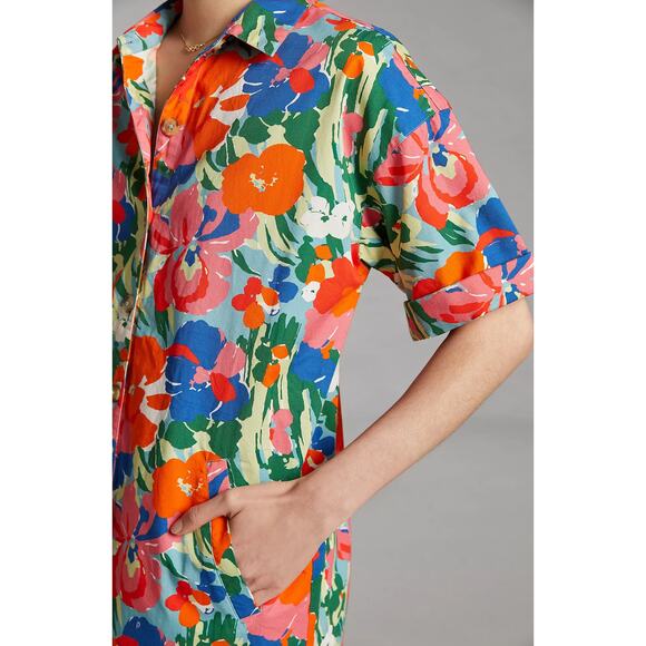 Anthropologie Porridge Mini Shirtdress - New Small - Picture 2 of 4